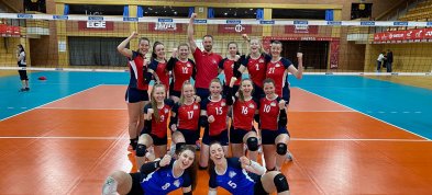 13.+14.kolo 1L ženy 2.část soutěže (skupina 1-8), VK MADETA České Budějovice – Volejbal Plzeň 